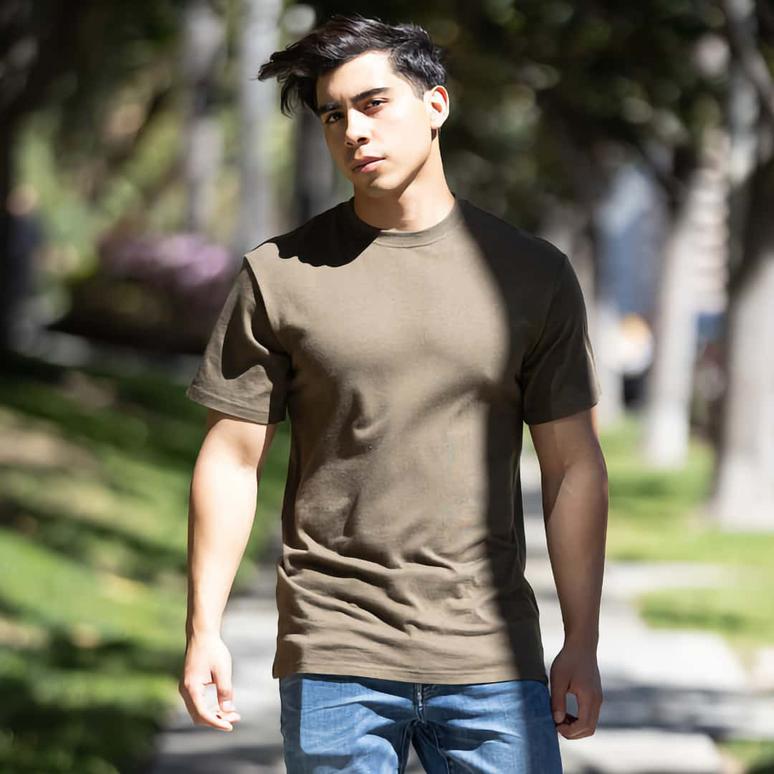 BAMBOO SWEATER CREW NECK TOP