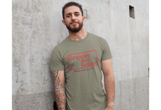 boxing shirt, martial arts t shirt, mma t shirts, grappler t shirt, striker t shirt, heather olive color t shirt, fighter shirt, muay thai t shirt, karate t shirt, kickboxing t shirt