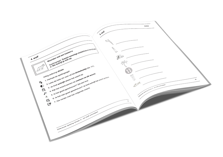 dictee oefenboek groep 3 eind groep 3