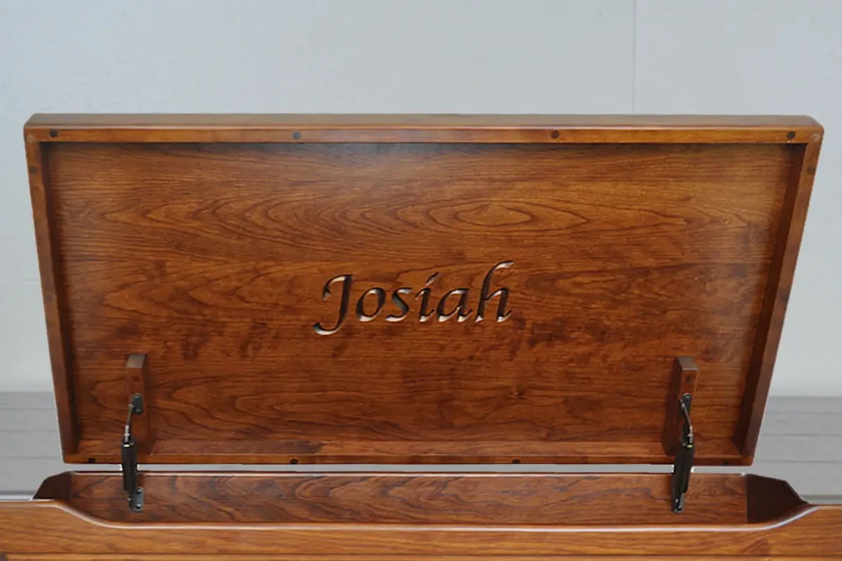 Inner Lid Engraved Personalized Chest