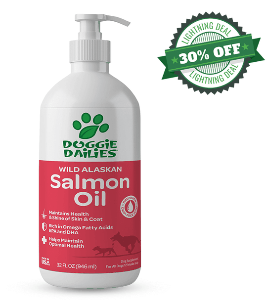 Amazon Prime Day Deals! 30% Off Our Wild Alaskan Salmon Oil for Dogs