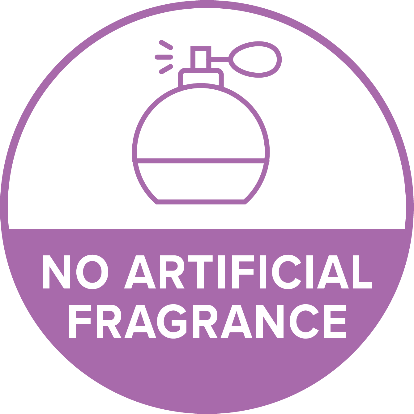 Image of No Artificial Fragrance badge