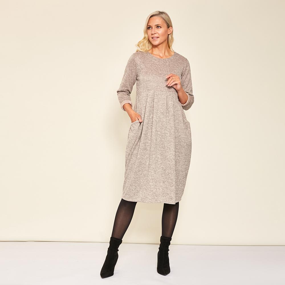 Luanne Dress (Beige)