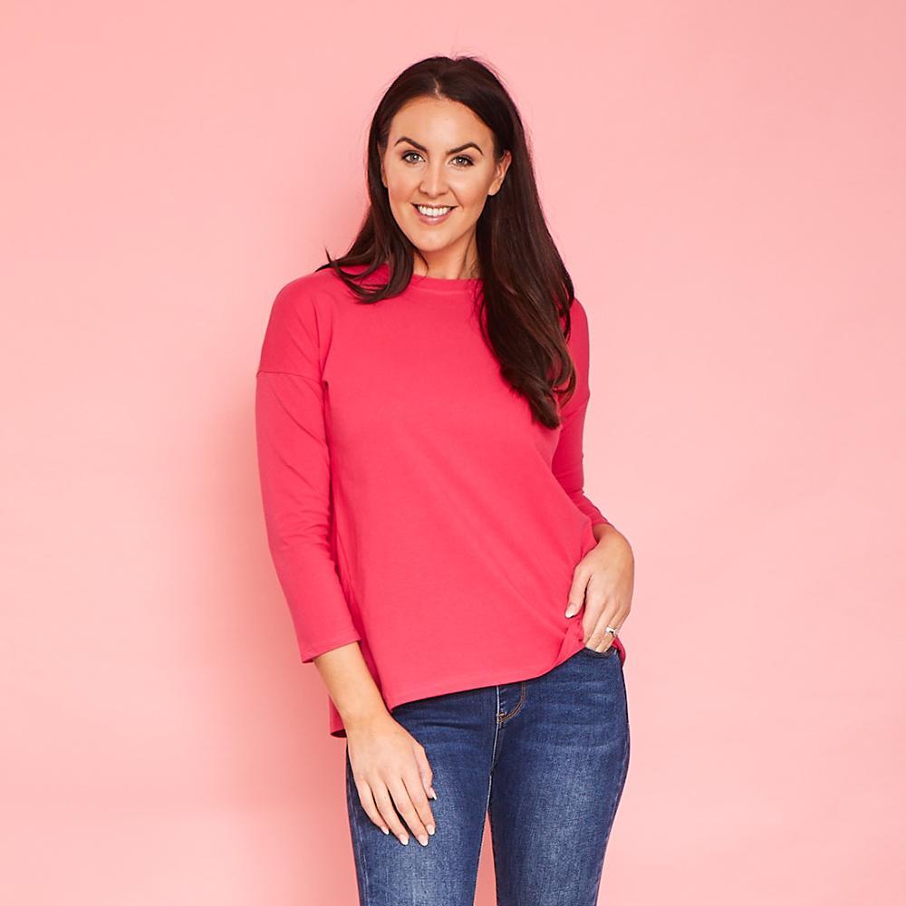 Riley Top (Fuschia Pink)
