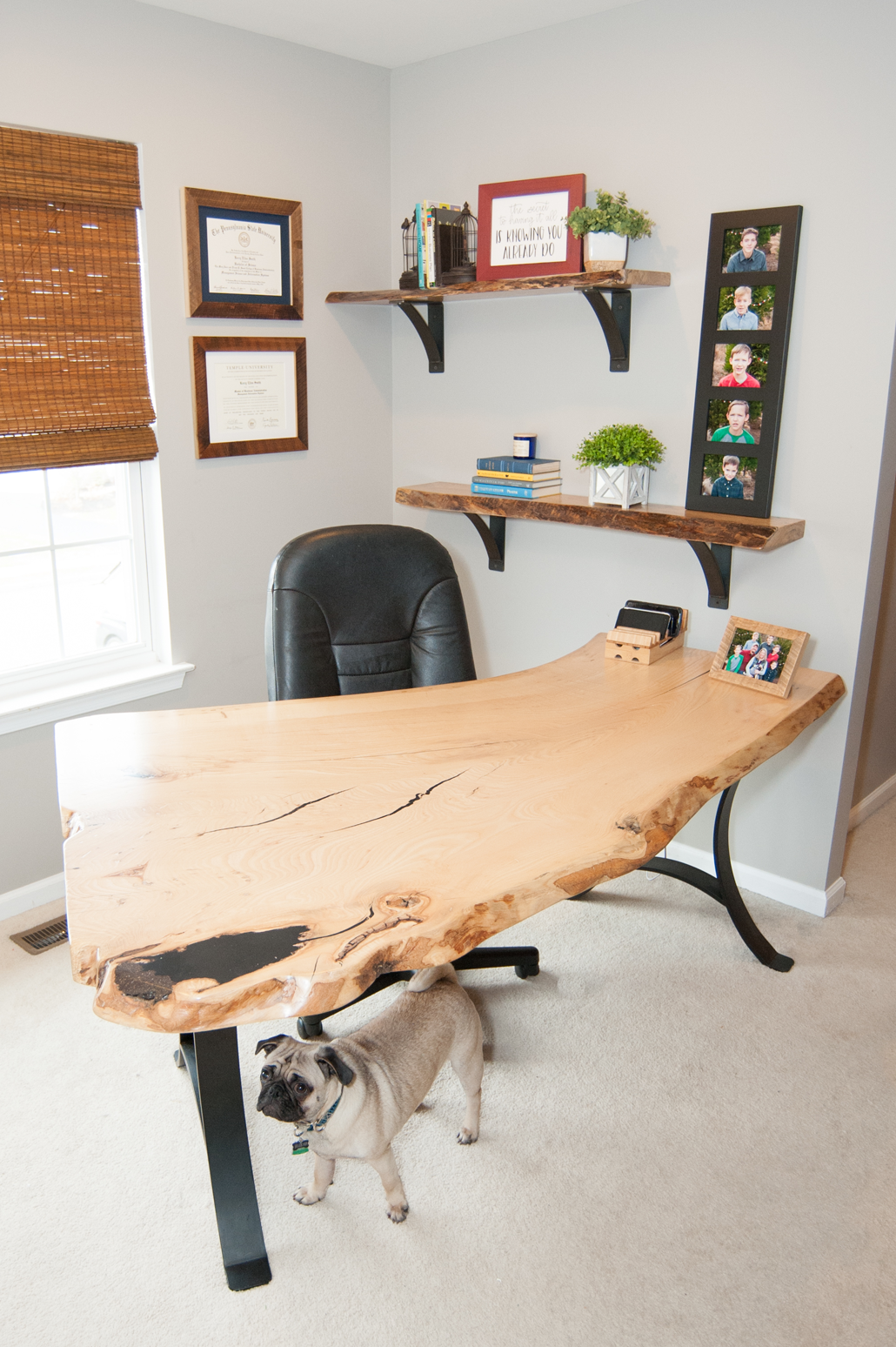 rustic home office decor