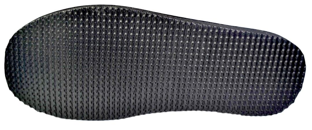 Sasha - Men Balck Leather Slippers - Reindeer Leather
