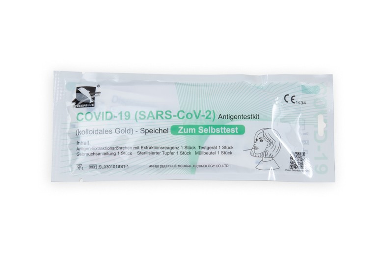 DEEPBLUE COVID-19 Antigen Spucktest/LOLLI-Test - Antigen Schnelltest