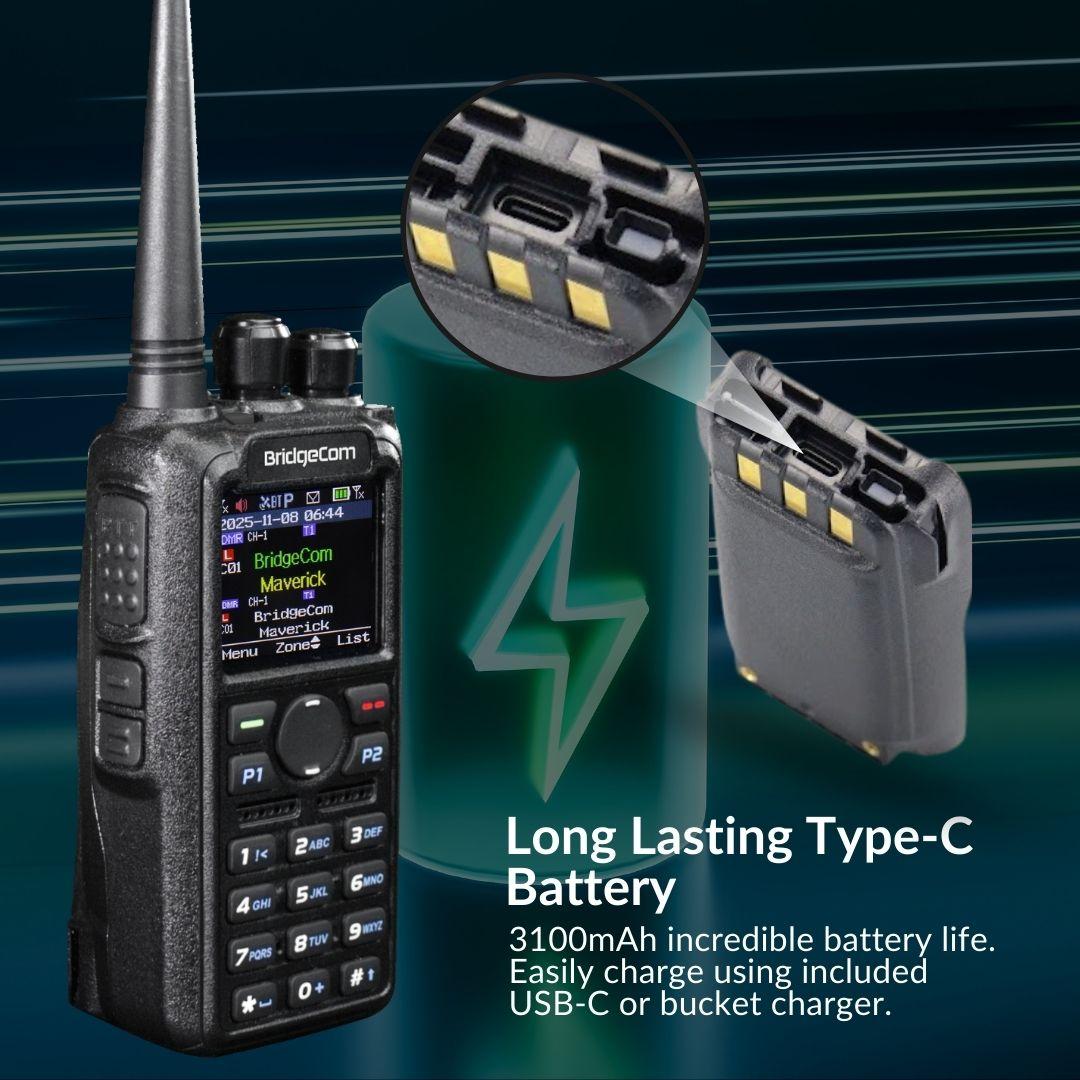 maverick radio battery