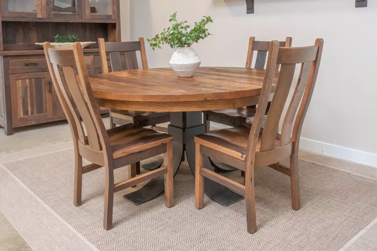 Granby Round Wood Dining Table