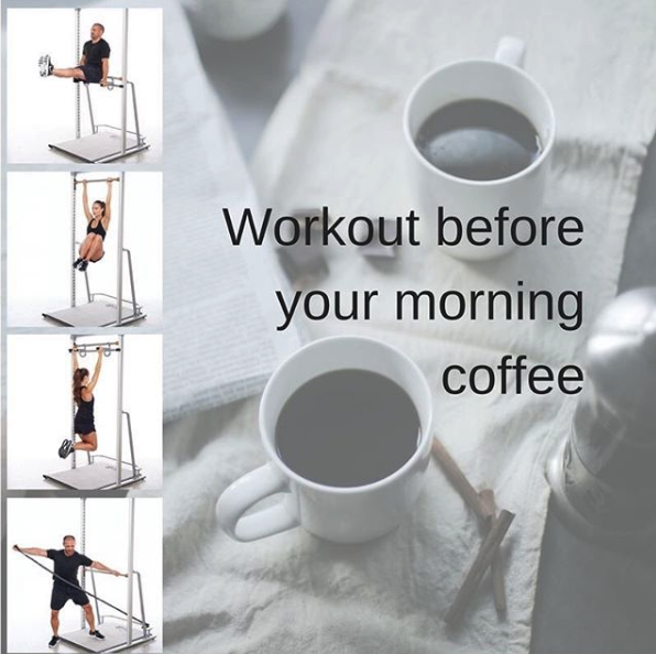Benefits of working out. before your morning coffee