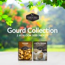 Gourd Seed Collection - 2 heirloom varieties of gourds
