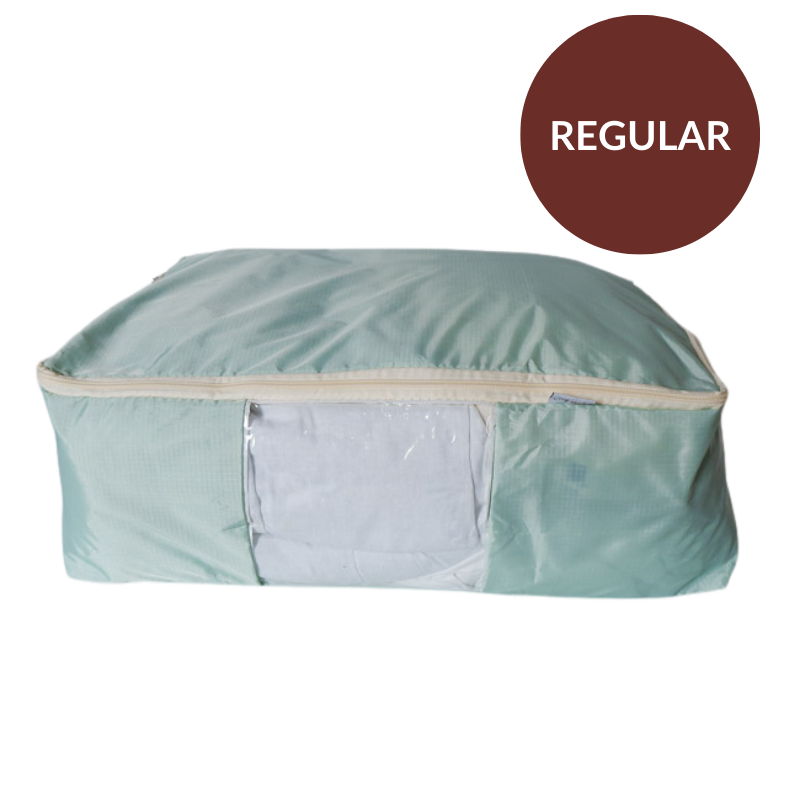 Quilt Storage Bag - Standard Size (22"L x 15"W x 8"H) - Winter Green - MadamSew