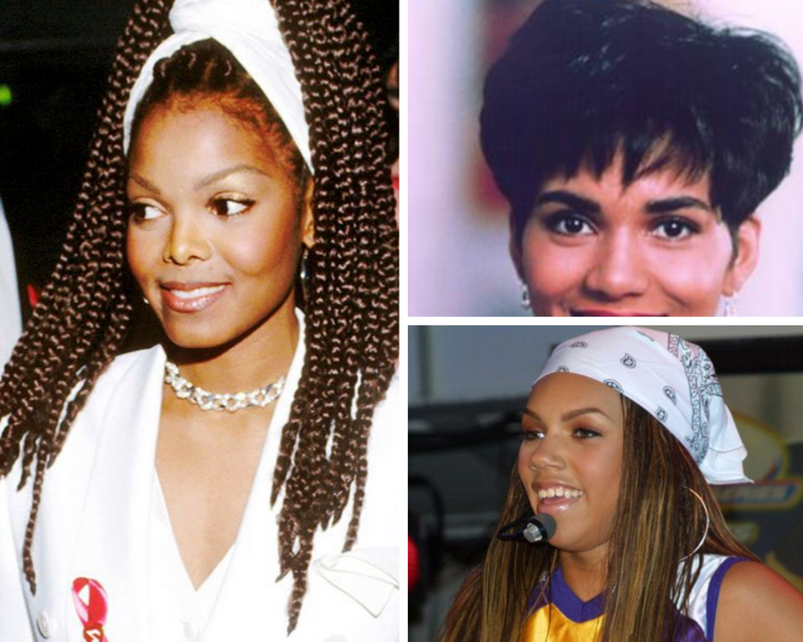 1990s hairstyles for black women