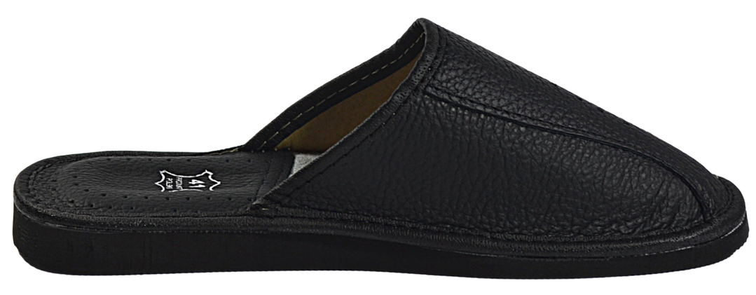 Faith - Mens leather indoor slippers - Reindeer Leather