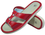 Liona - Red women leather slippers - Reindeer Leather