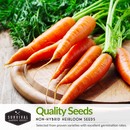 Quality non-hybrid heirloom carrot seeds for your survival garden