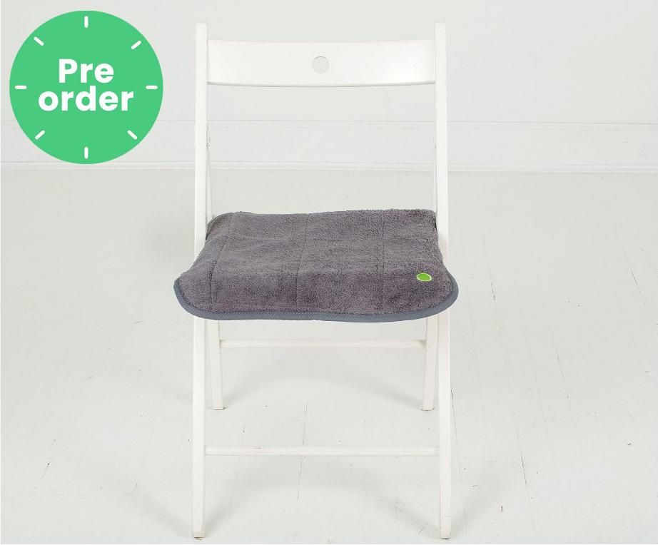 Small Grey PeapodMat on a Chair