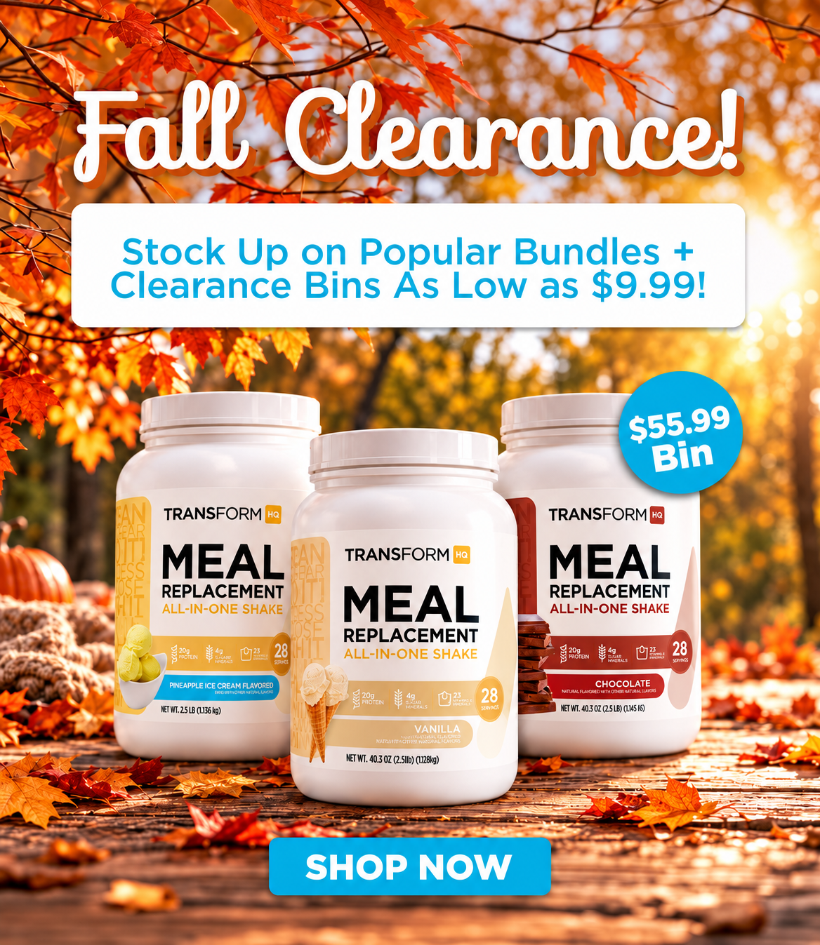 Fall Clearance