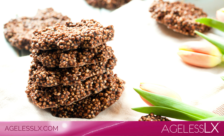 Chocolate Quinoa Crisps