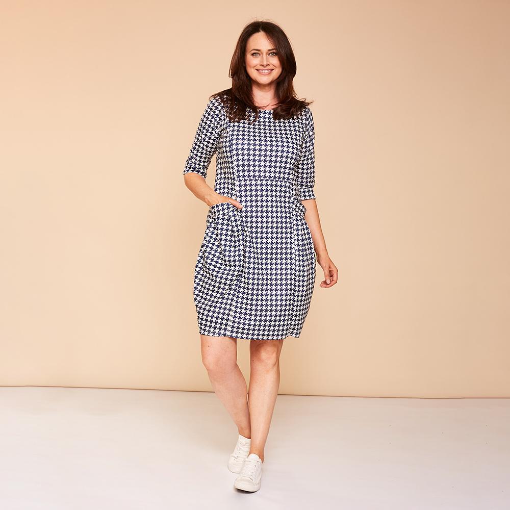 Diana Dress(Navy)
