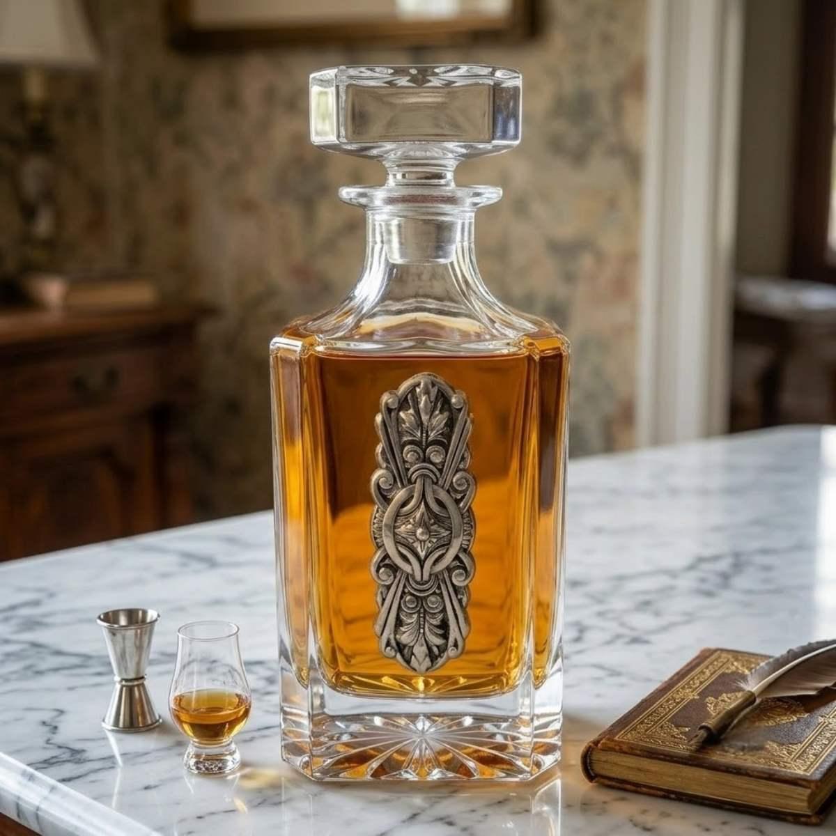 Decanter Silver Scottish Thistle