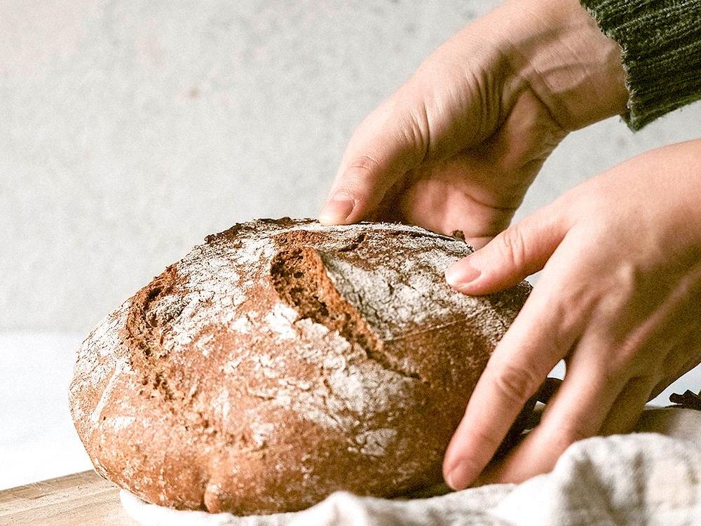 Sourdough Bread Baked From Cultures For Health