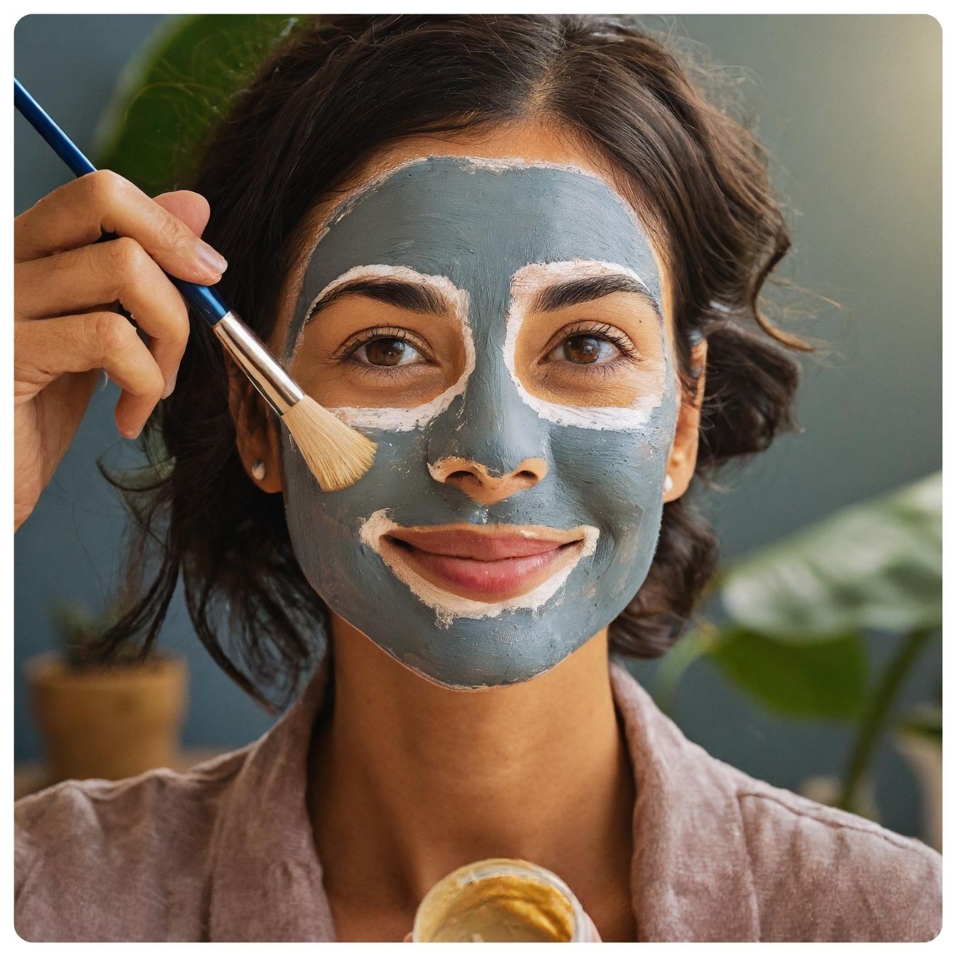 Face masks are an important spa treatment for your spa day at home. You can also use body lotion and hair masks for the full self care experience.