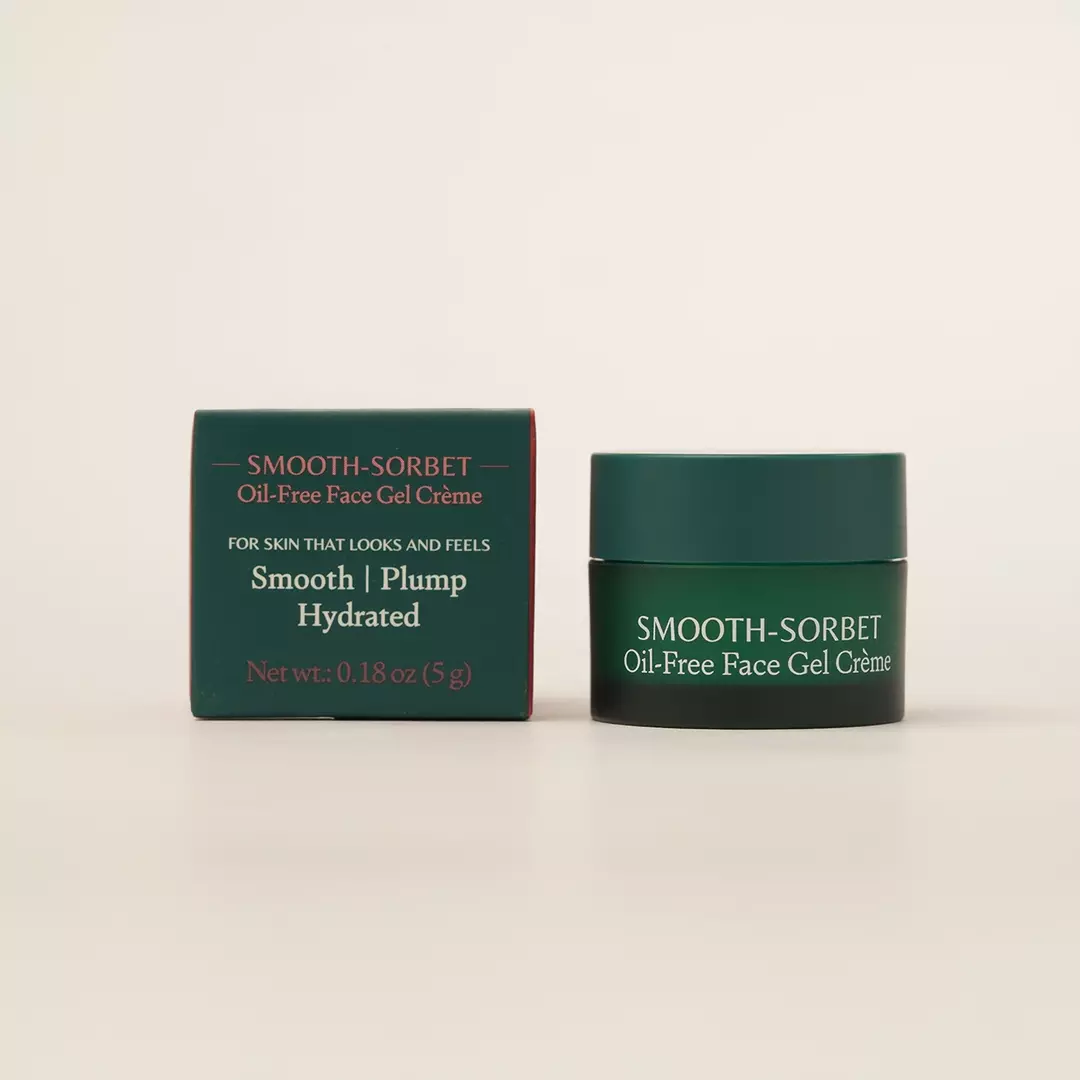 Packaging of smooth sorbet creme