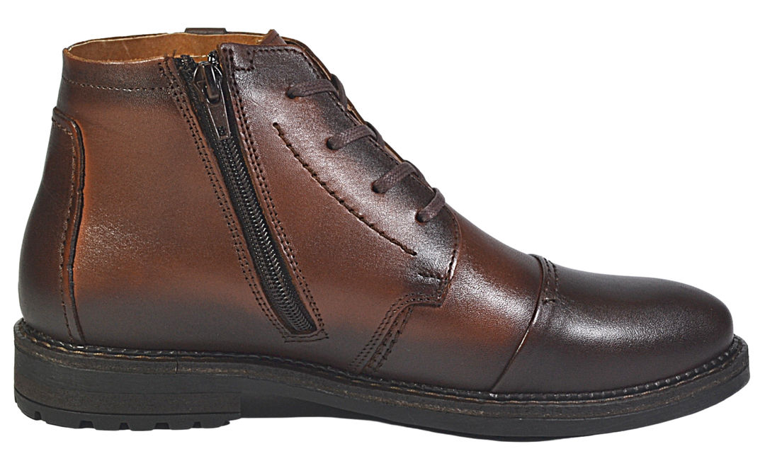 Joker Bomber Ankle Lenght Brown Boots - Reindeer Leather