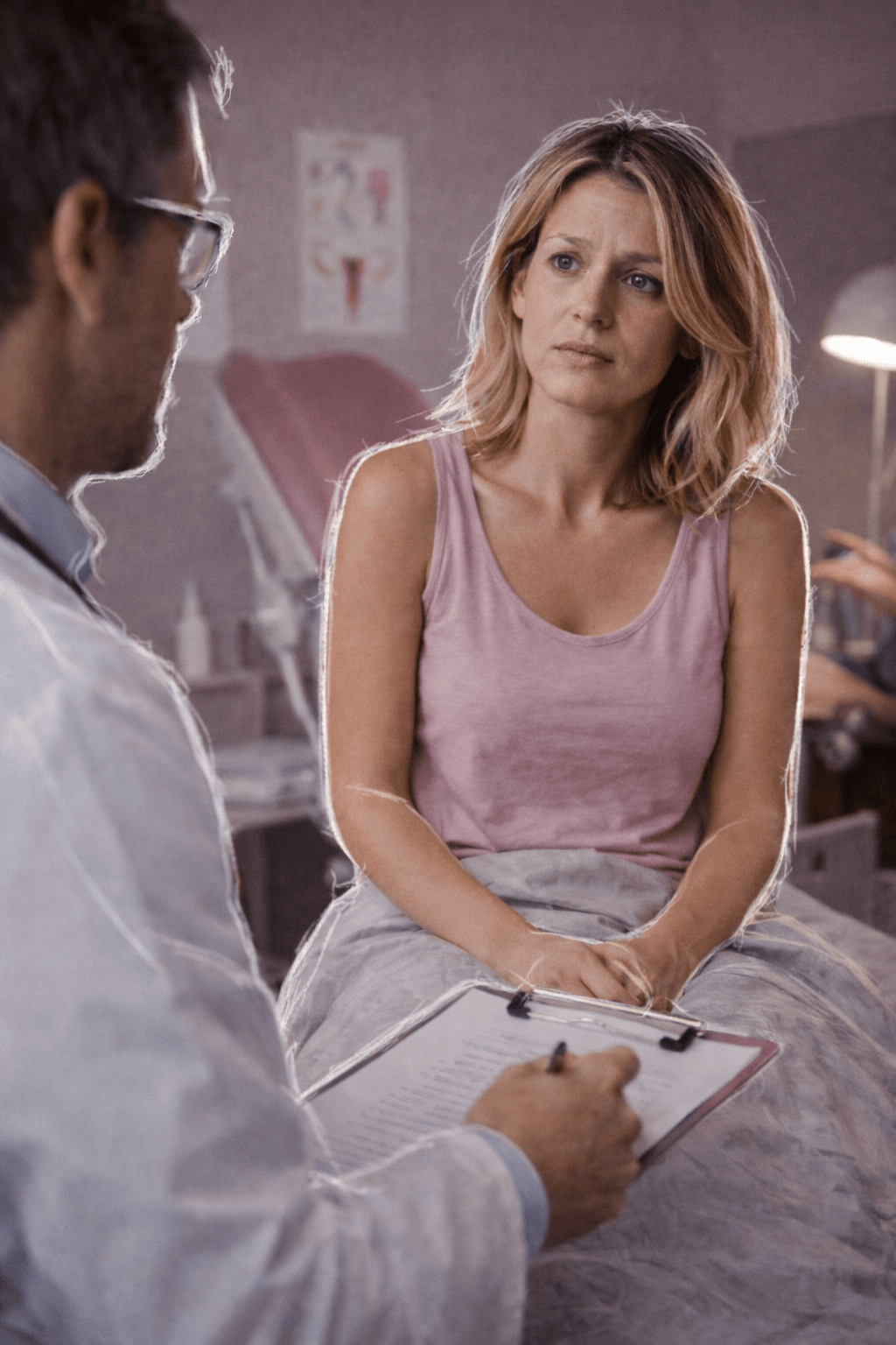 Consultation gynécologique - traitement dyspareunie