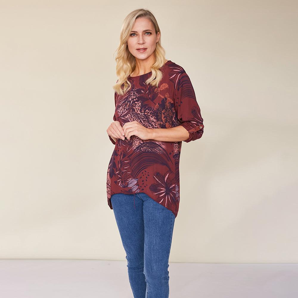 Eli Top (Burgundy)