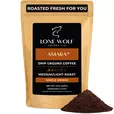 One 12oz bag of Lone Wolf Coffee’s Amara Medium-Light Roast Drip Ground coffee bag product photo