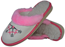 Gianna - Women fireside leather slippers - Reindeer Leather