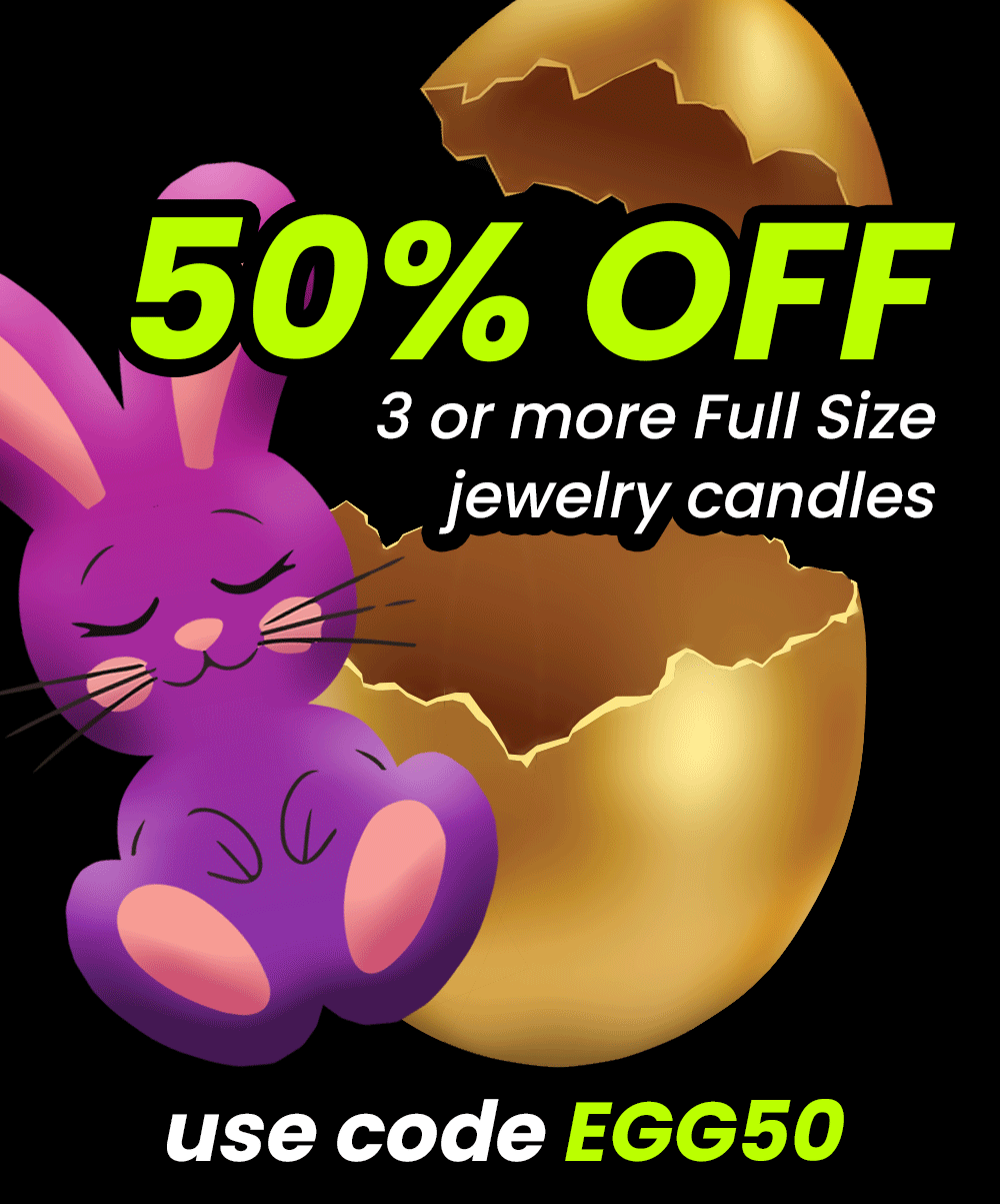 50% Off 3+ Jewelry Candles with code EGG50