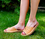 Adara - Women garden slippers sandals - Reindeer leather