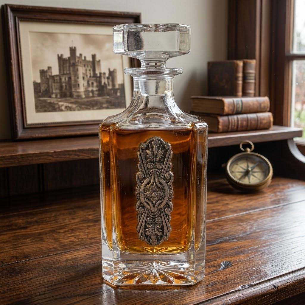 Studio of Classic Legacy with Scottish Thistle Decanter Set