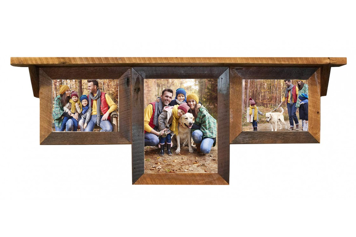 wood picture frame shelf