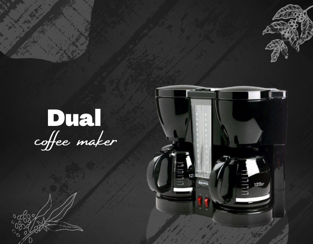 Dual Coffee Maker with Single Serve Option