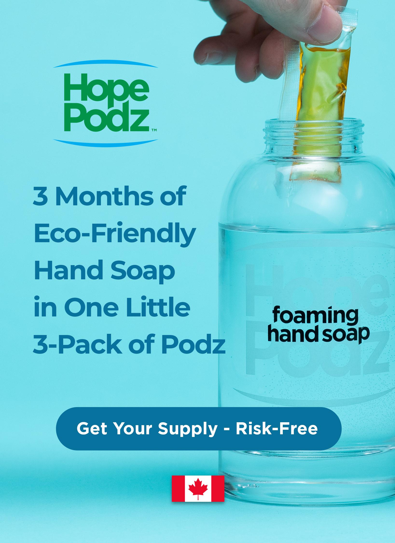 HopePodz Foaming Hand Soap Dissolvable EcoFriendly Refills We Are