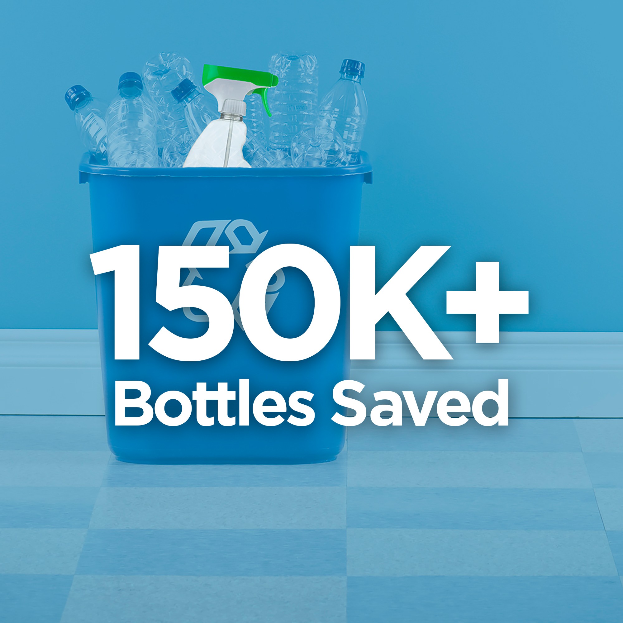 Together, Planet Hopers have saved 90,000+ plastic bottles from landfill