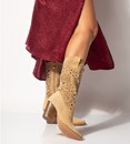 Tatiana - Womens cowgirl western boots - Reindeer Leather