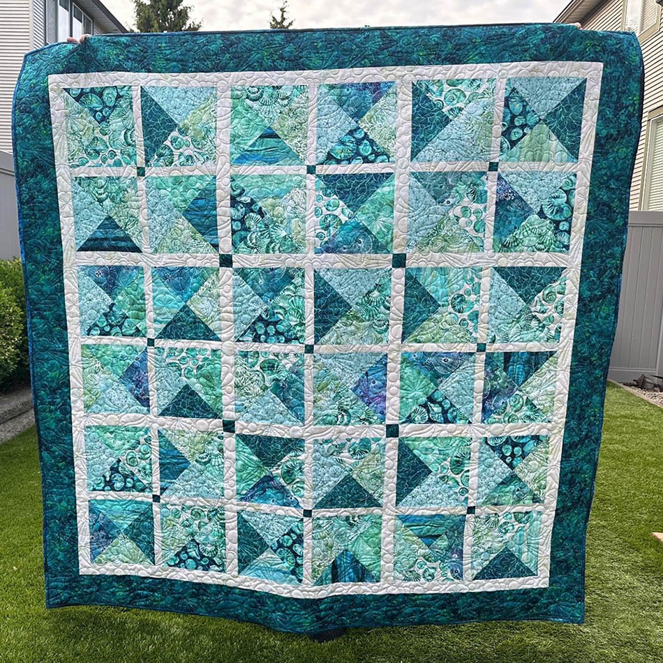 seaglass quilt pattern