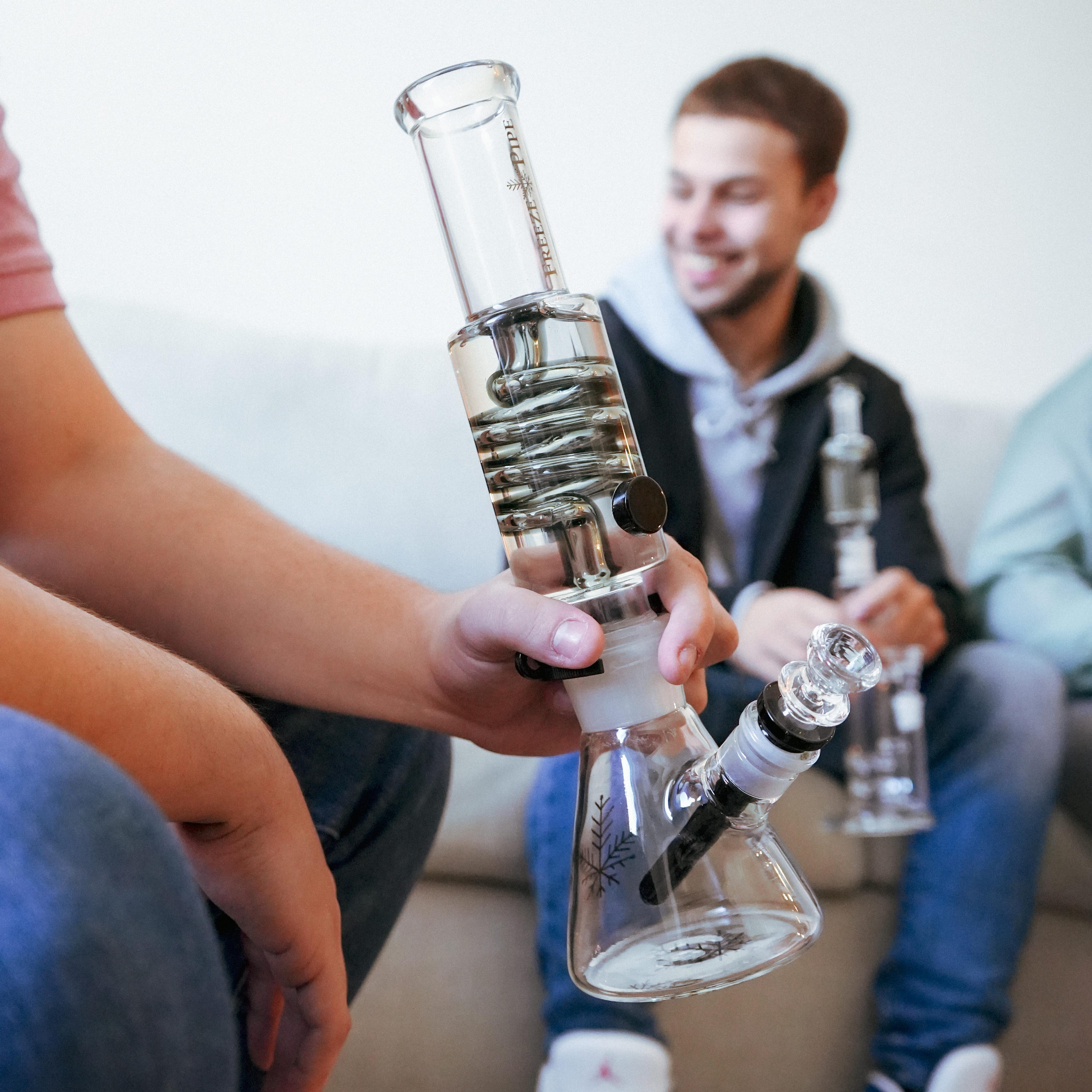 people smiling smoking weed