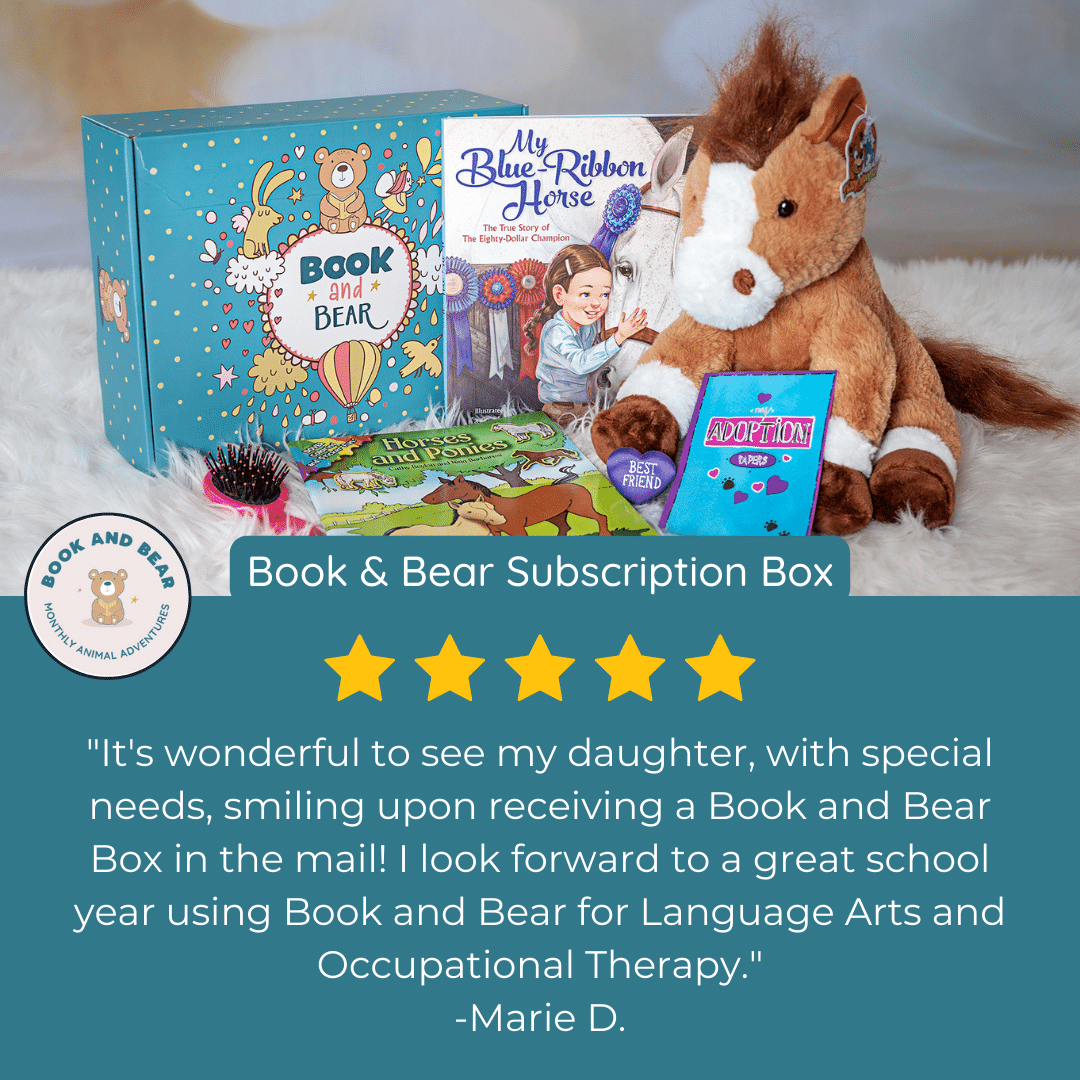 Book and Bear - Animal Book Subscription Box & Stuffy To Hand-Build
