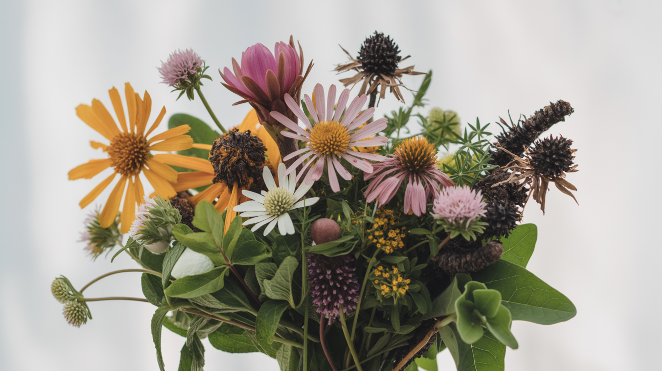 herbs found in extraction balm for skin tag removal