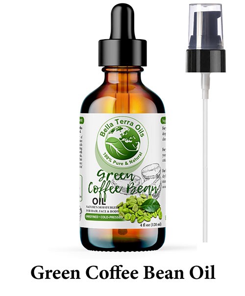 pure green coffee bean oil