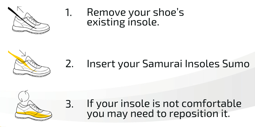 samurai insoles ninjas illustration for insert