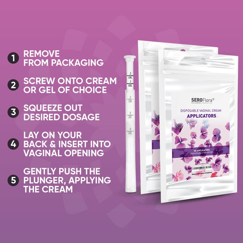 Disposable Vaginal Cream Applicators Premarin, Estrace and Preseed