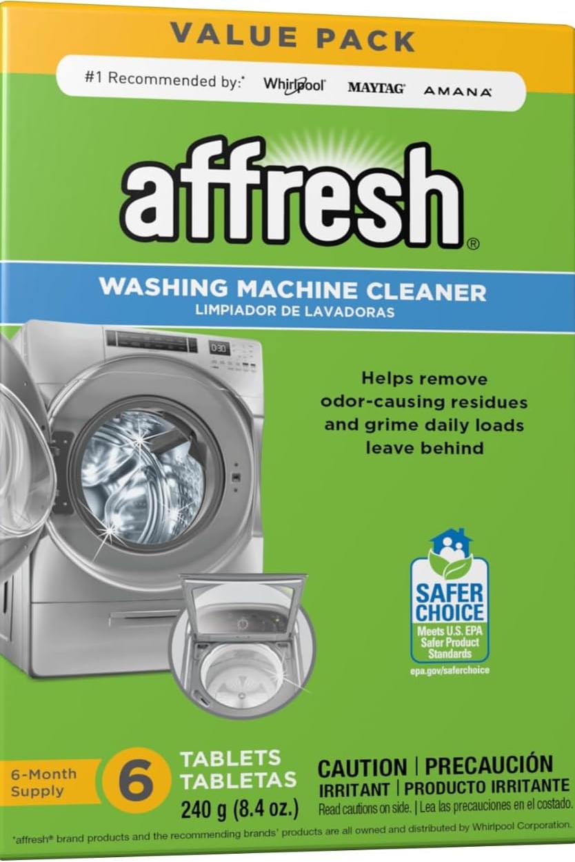 affresh washing machine cleaner keeps washer and laundry from smelling foul
