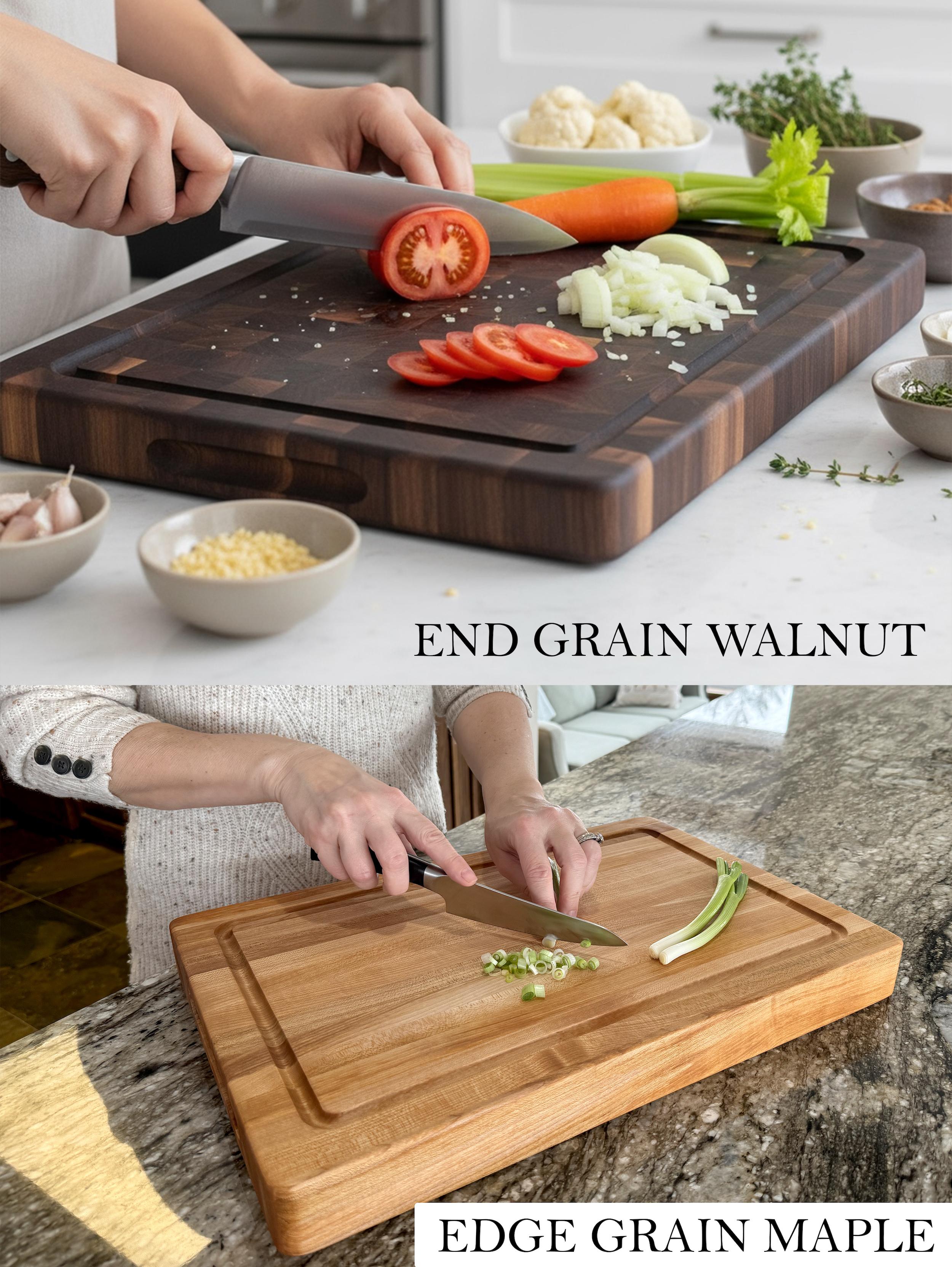 two different size homestead cutting boards